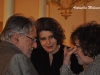 L'attrice Fanny Ardant tra Felice Laudadio e Claudia Cardinale