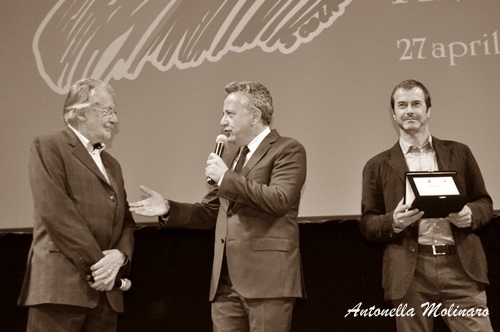 Paolo Del Brocco con Felice Laudadio ed Andrea Occhipinti