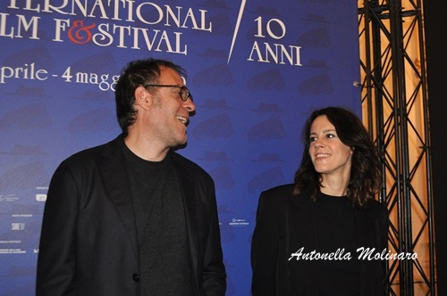 Valerio Mastandrea con Chiara Martegiani