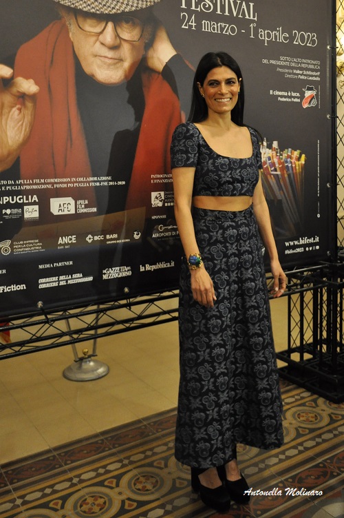 L'attrice Valeria Solarino