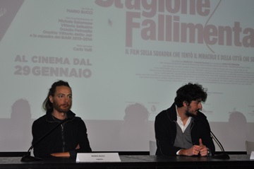 Il regista Mario Bucci e lo sceneggiatore Fabio Fanelli