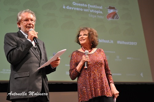 Felice Laudadio e Claudia Cardinale