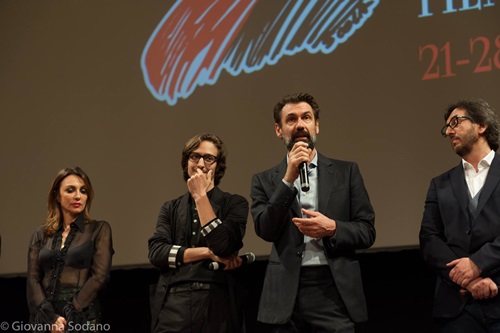 Dario Aita, Fabrizio Gifuni e Daniele Vicari