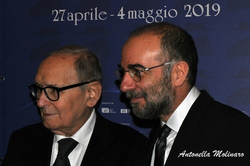 I Premi Oscar Ennio Morricone e Giuseppe Tornatore