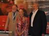 Il regista Taylor Hackford con l'attrice Helen Mirren e Michele Emiliano