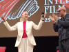 L'attrice Helen Mirren con il regista Paolo Virzì
