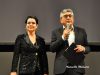 L'attrice Monica Guerritore con il direttore del BIF&ST Oscar Iarussi